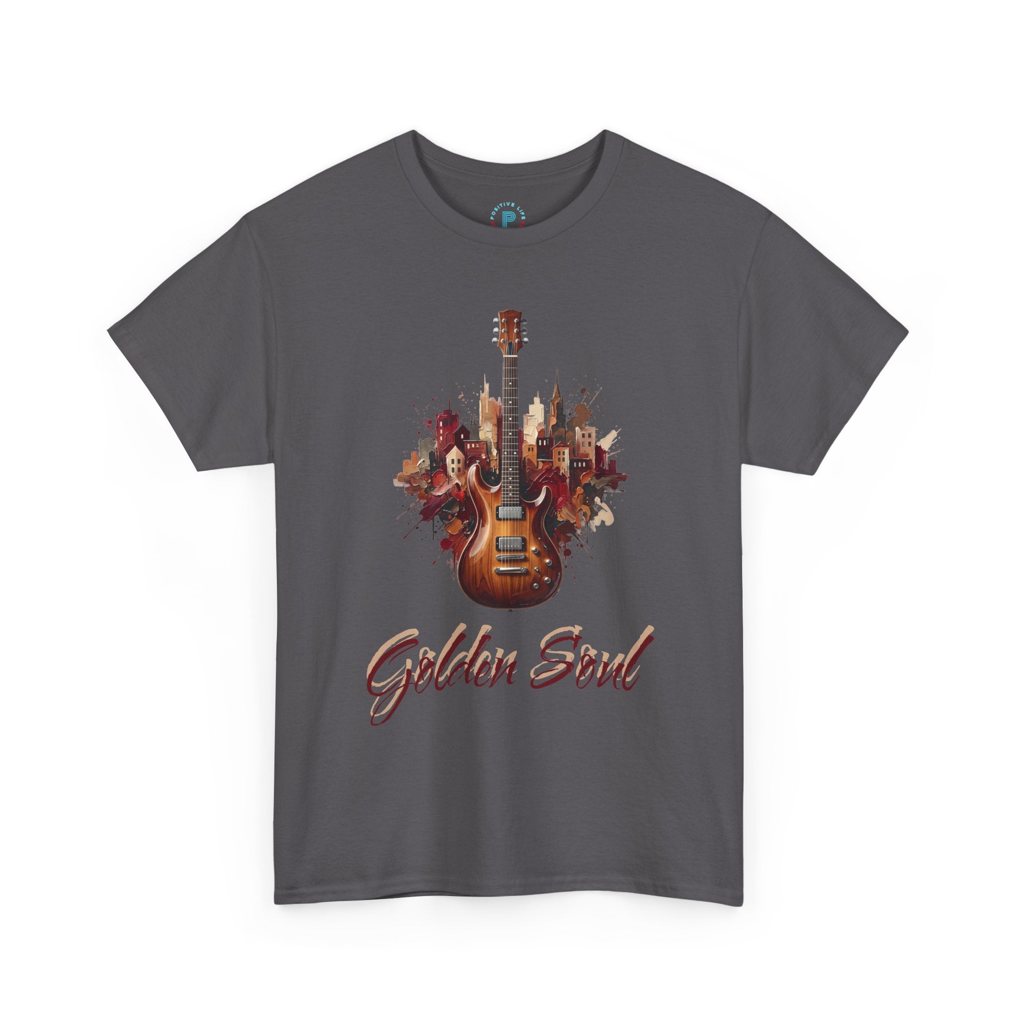 Guitar Skyline T‑Shirt — Electric Guitar Music Tee