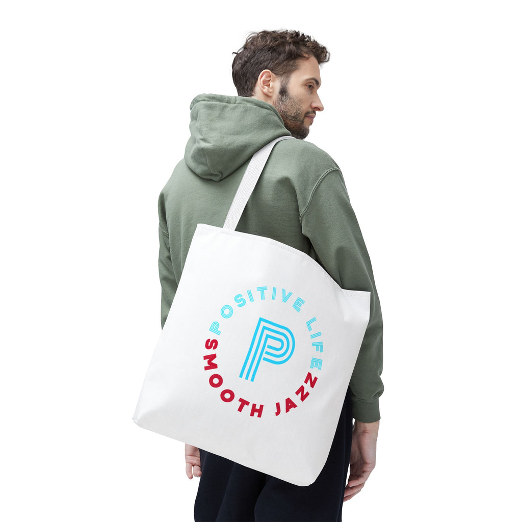Positive Life Smooth Jazz Tote Bag