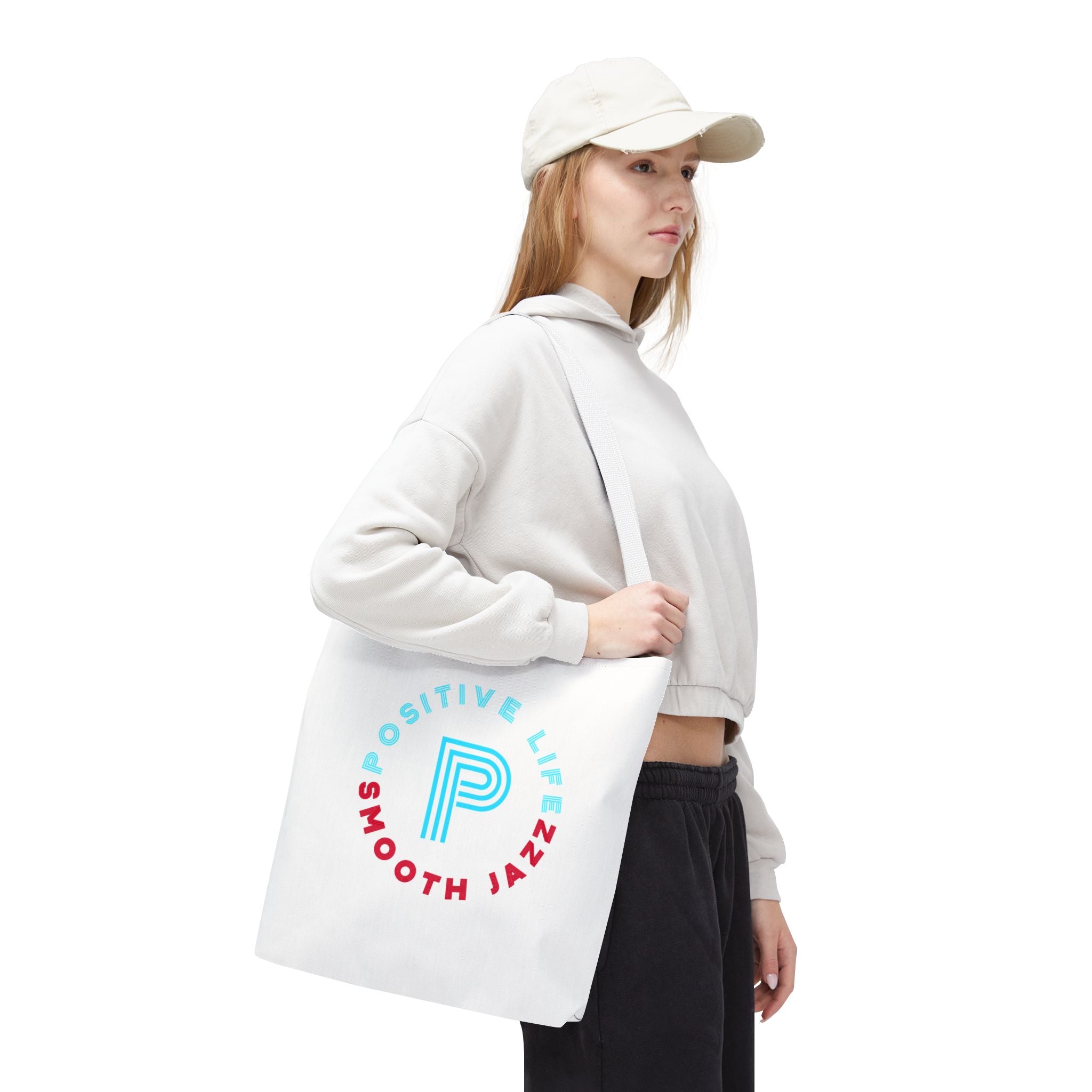 Positive Life Smooth Jazz Tote Bag
