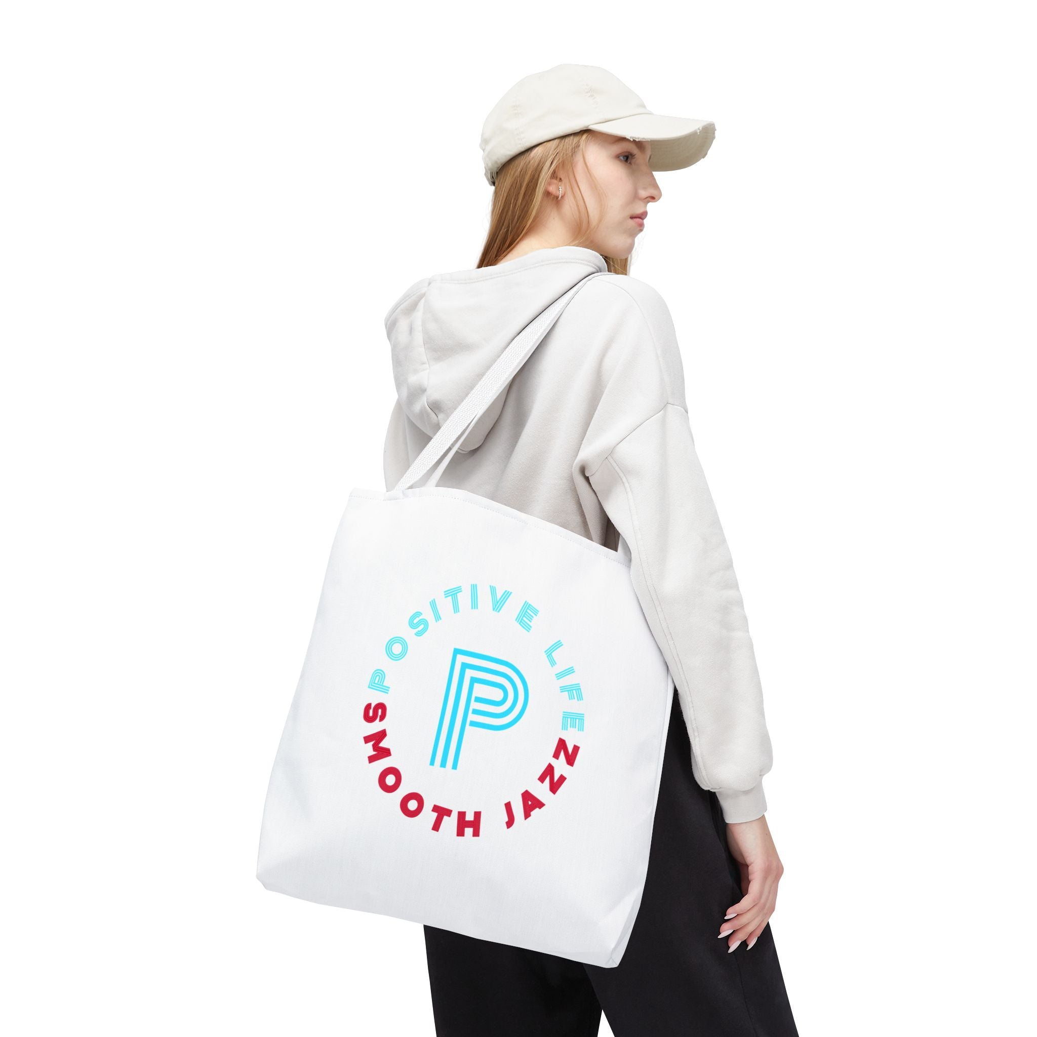 Positive Life Smooth Jazz Tote Bag