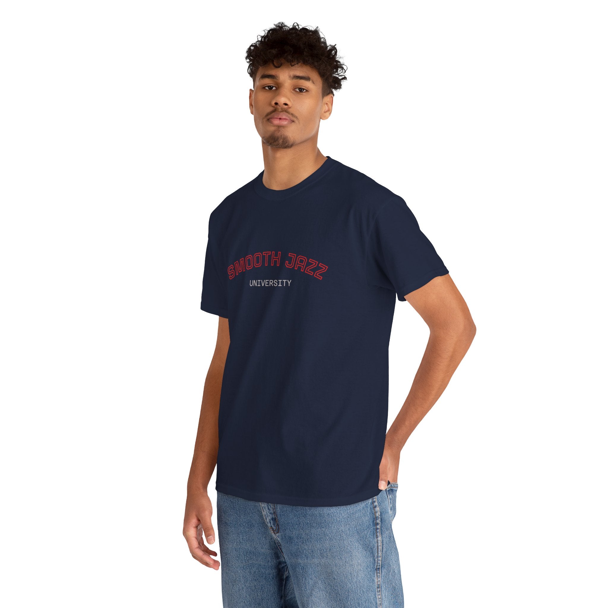 Smooth Jazz University Tee — Retro Campus Style T-Shirt