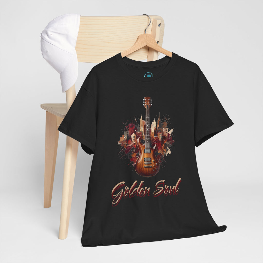 Guitar Skyline T‑Shirt — Electric Guitar Music Tee