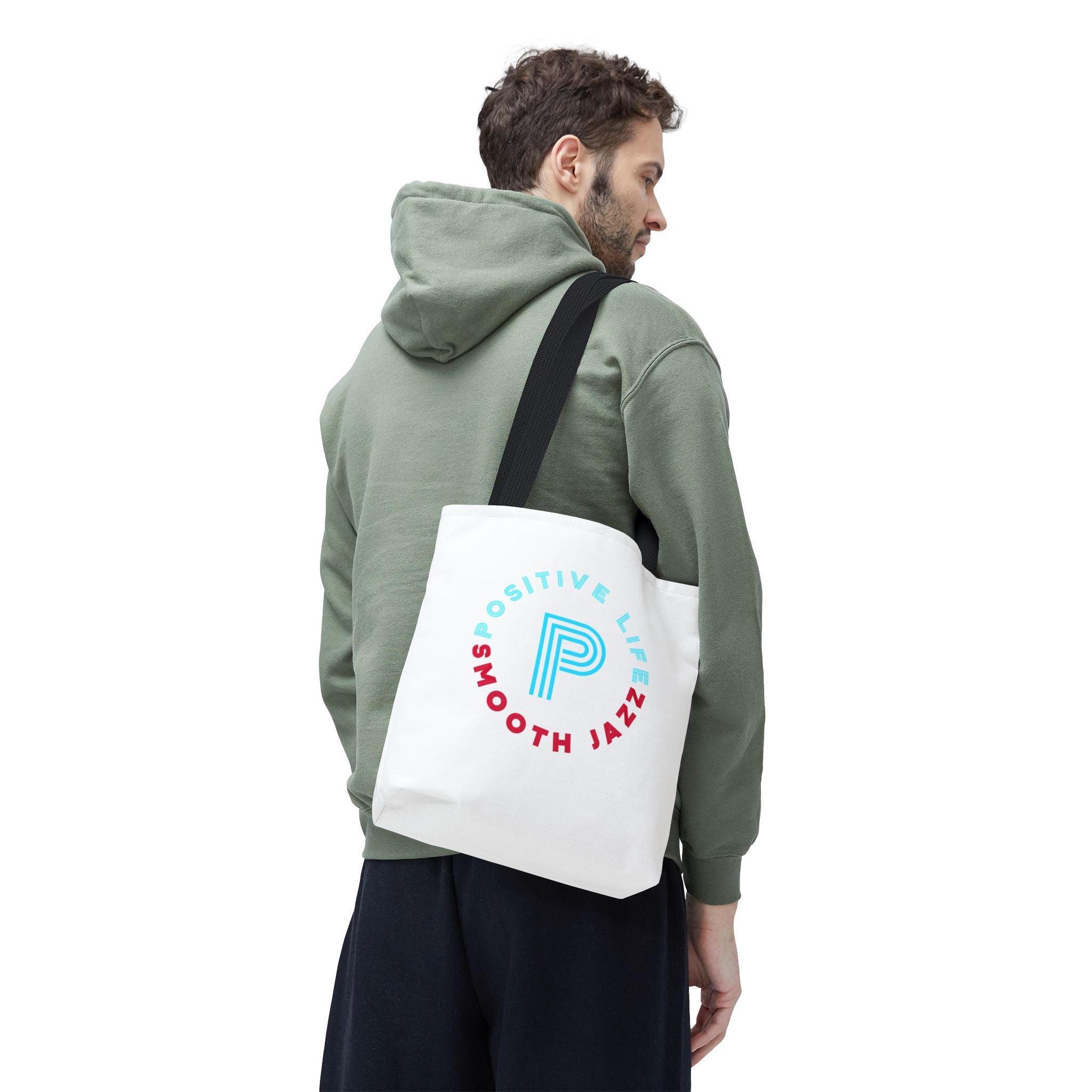 Positive Life Smooth Jazz Tote Bag