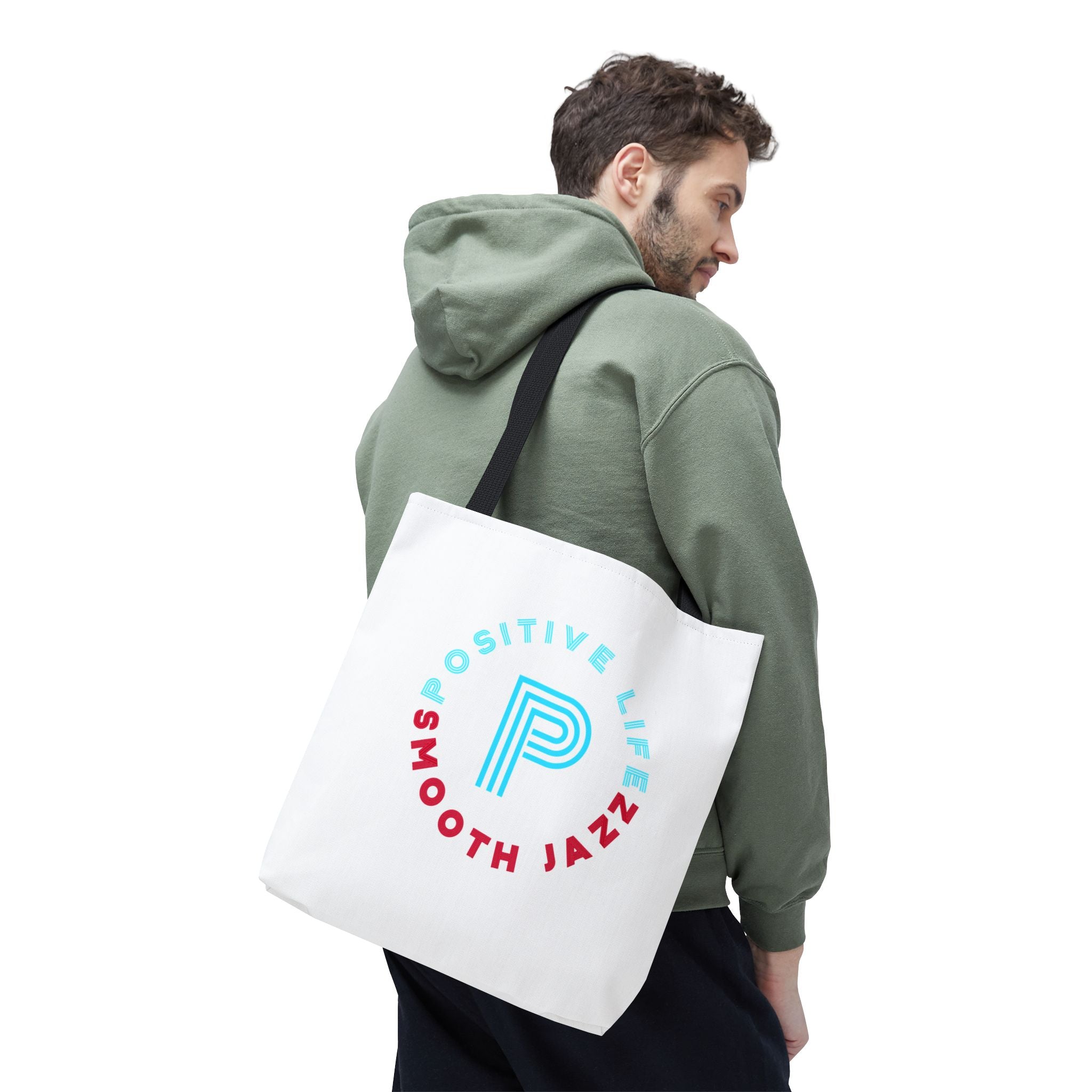 Positive Life Smooth Jazz Tote Bag