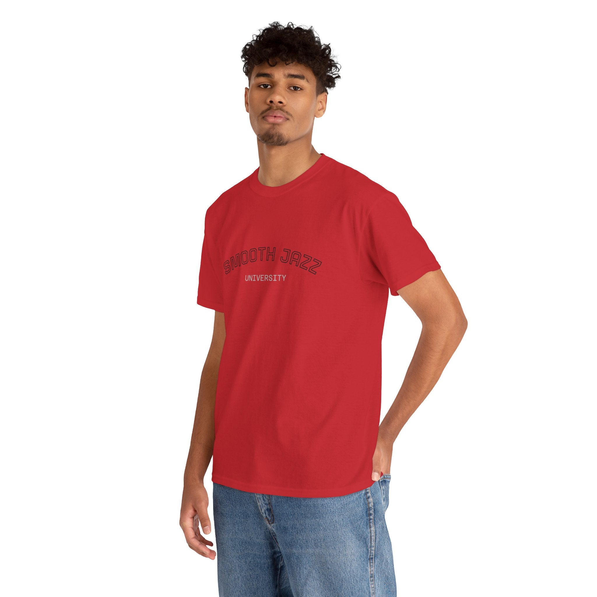 Smooth Jazz University Tee — Retro Campus Style T-Shirt