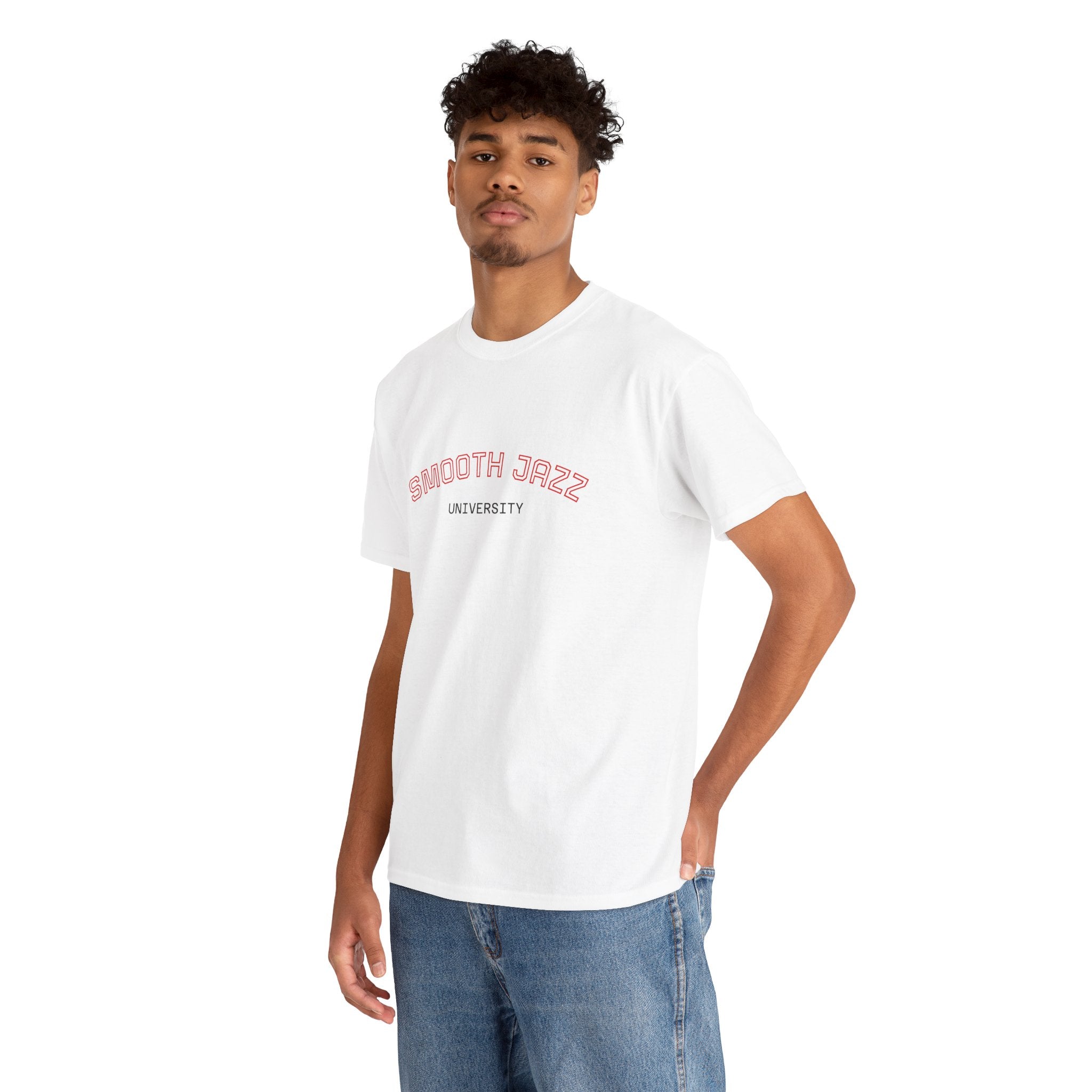 Smooth Jazz University Tee — Retro Campus Style T-Shirt