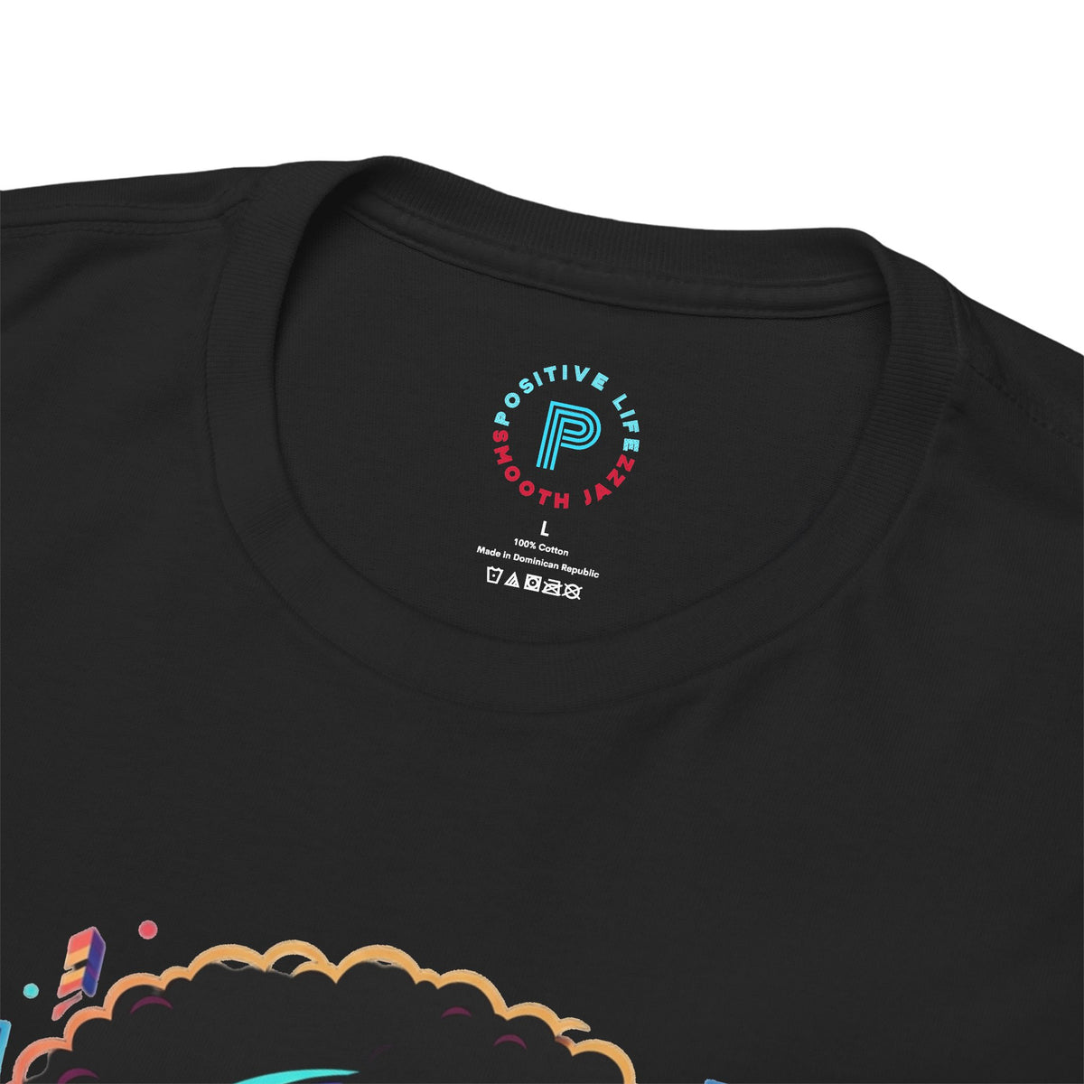 Good Vibe Tee — Retro Afro Music Headphones Graphic T-Shirt