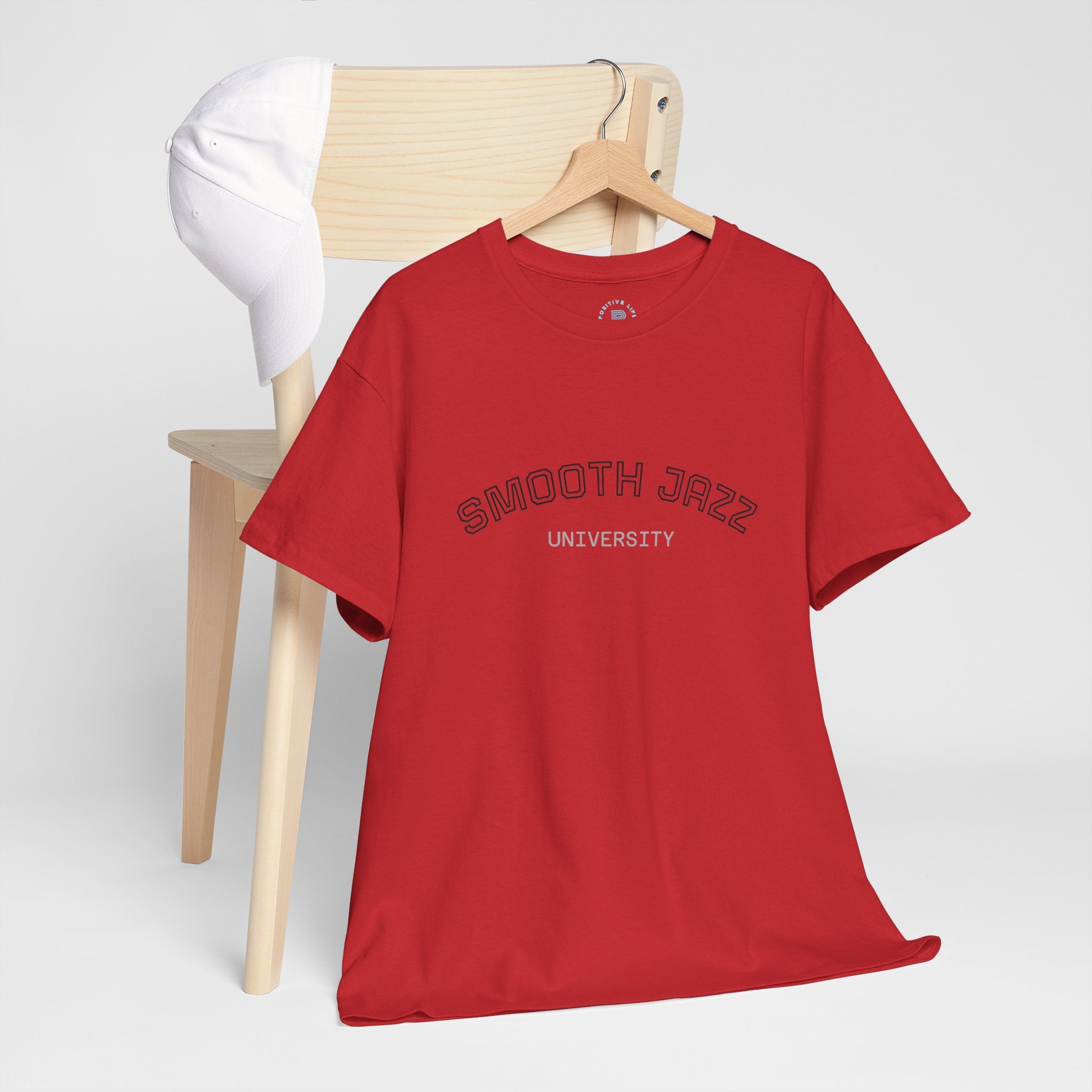 Smooth Jazz University Tee — Retro Campus Style T-Shirt