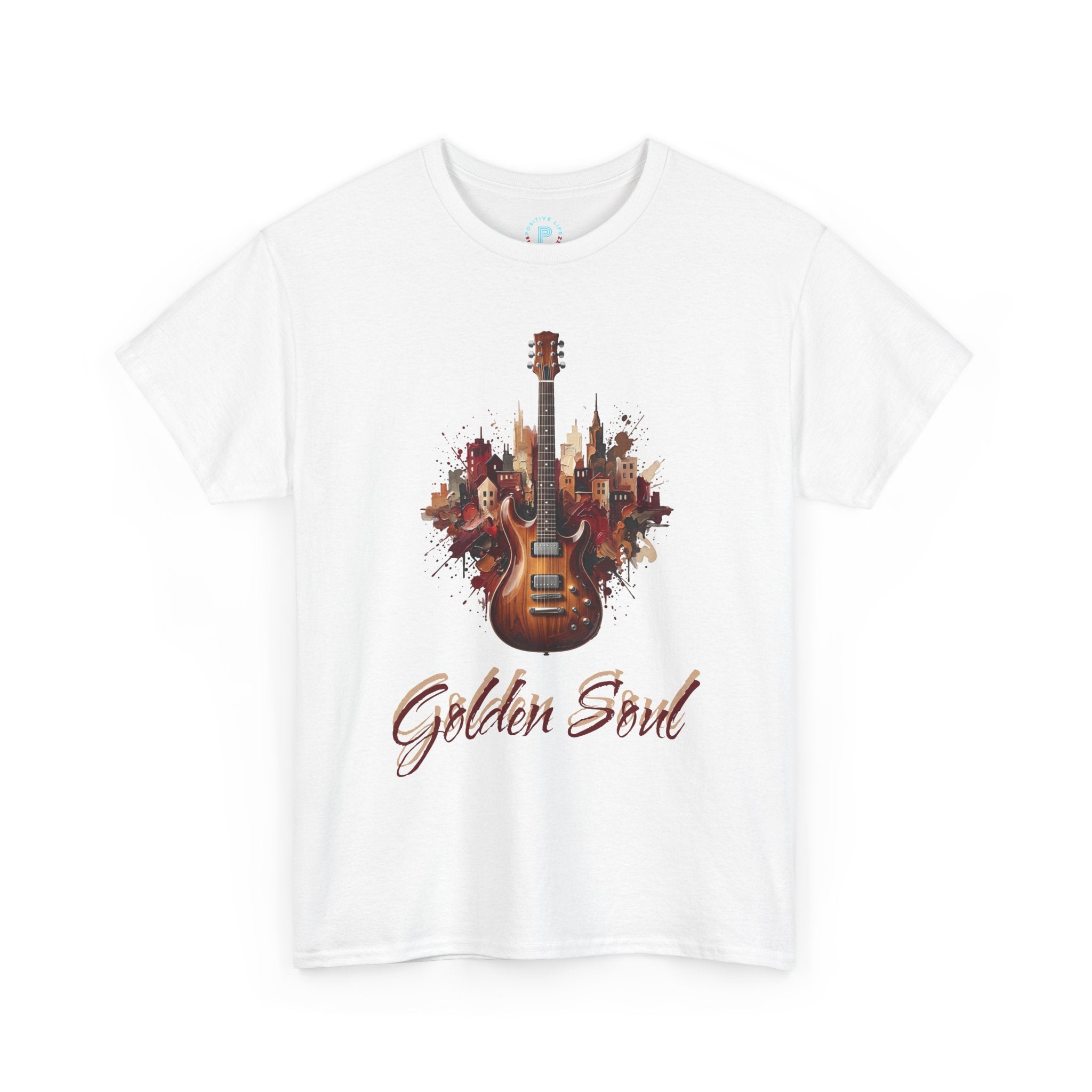 Guitar Skyline T‑Shirt — Electric Guitar Music Tee