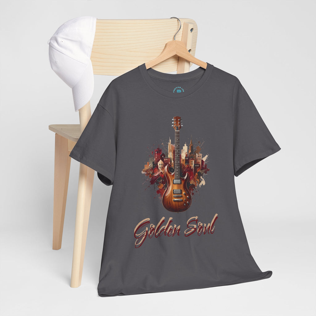 Guitar Skyline T‑Shirt — Electric Guitar Music Tee