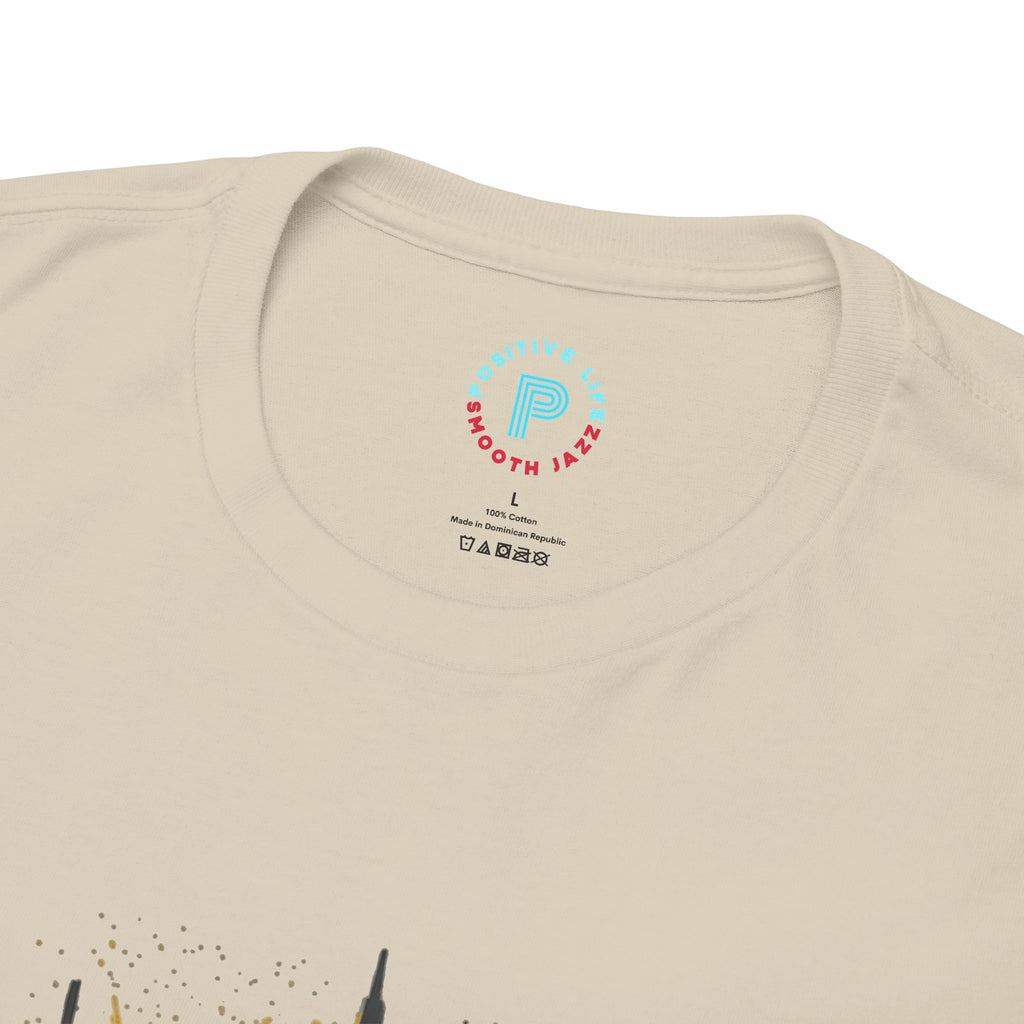 City Skyline T‑Shirt — Colorful Urban Skyline Graphic Tee