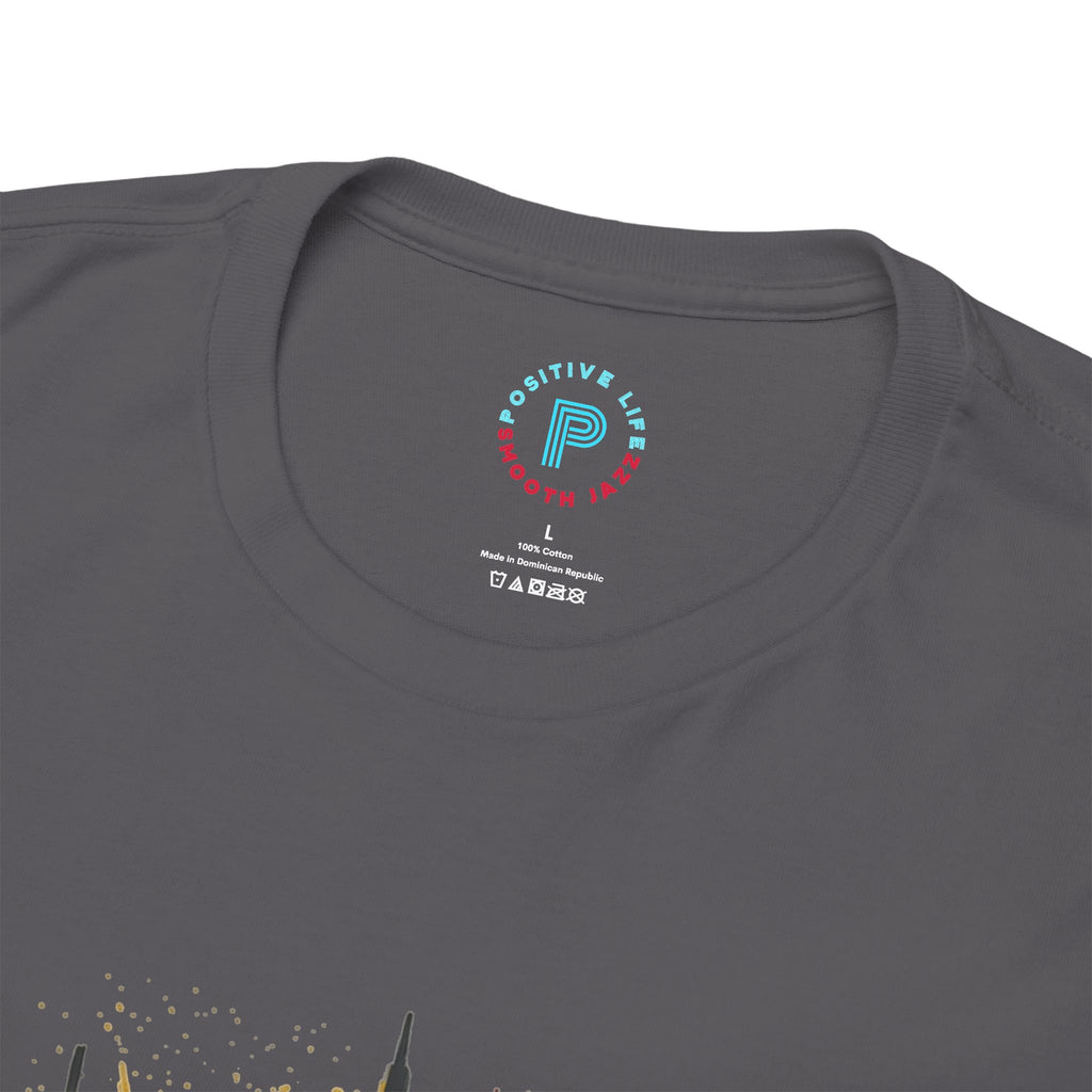 City Skyline T‑Shirt — Colorful Urban Skyline Graphic Tee