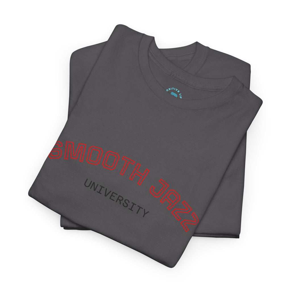 Smooth Jazz University Tee — Retro Campus Style T-Shirt