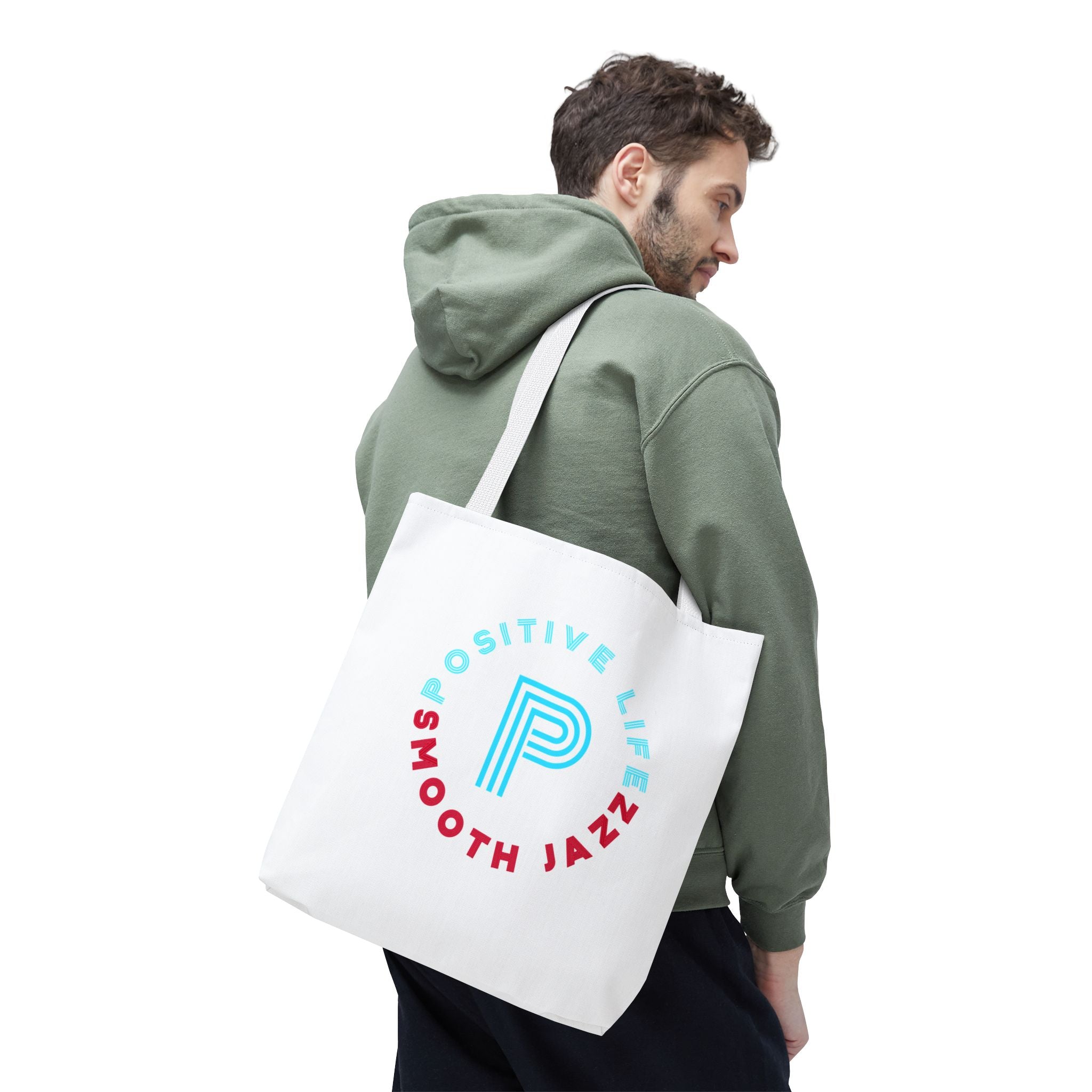 Positive Life Smooth Jazz Tote Bag