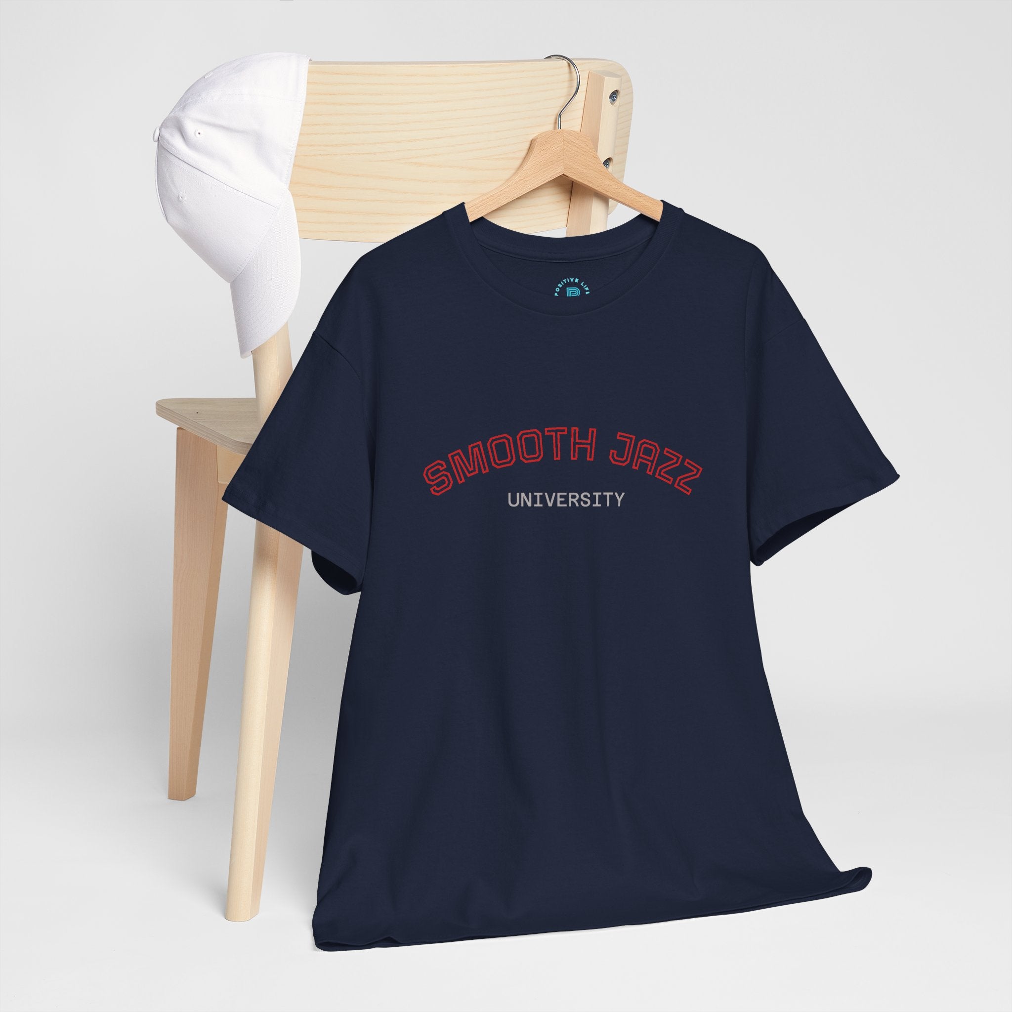 Smooth Jazz University Tee — Retro Campus Style T-Shirt