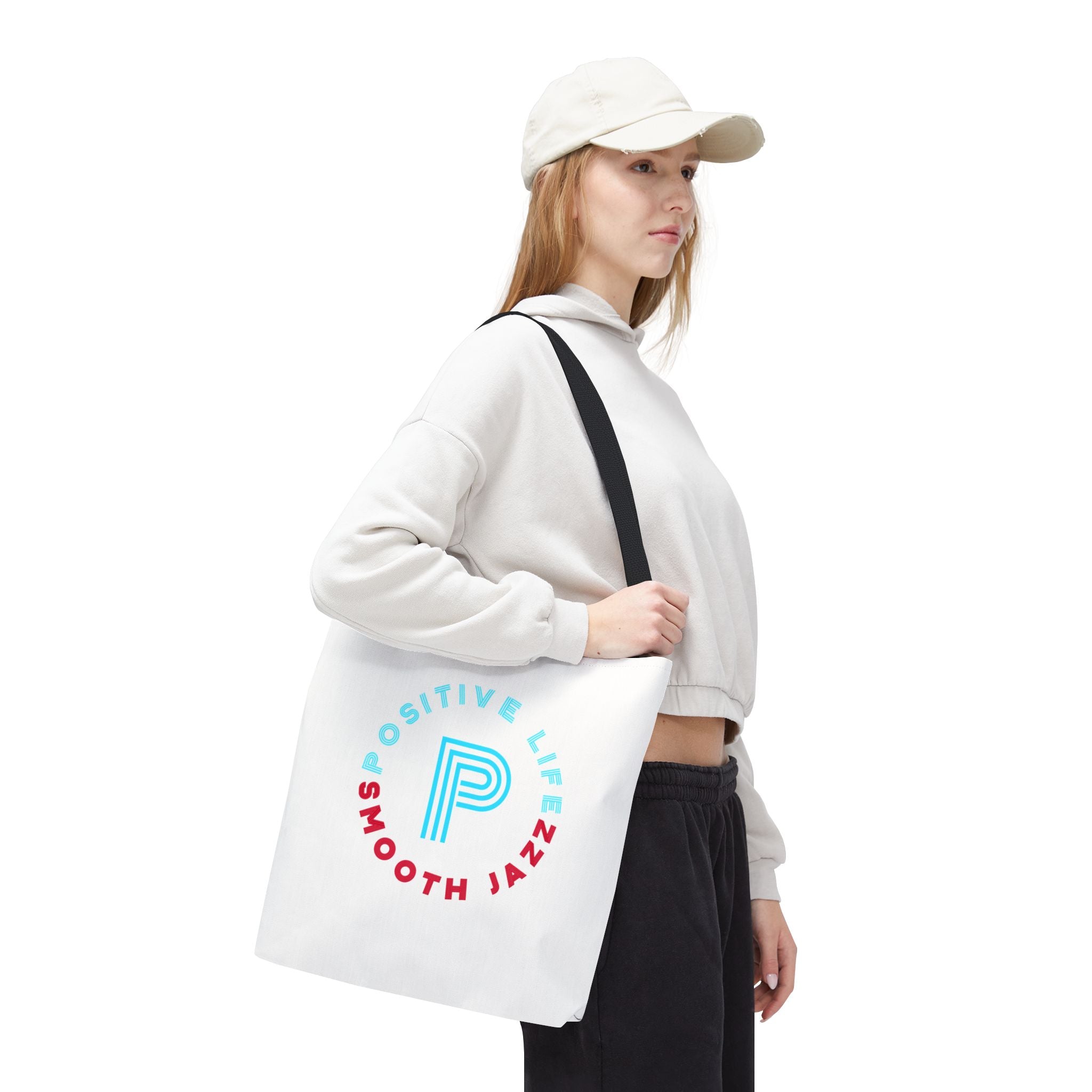 Positive Life Smooth Jazz Tote Bag