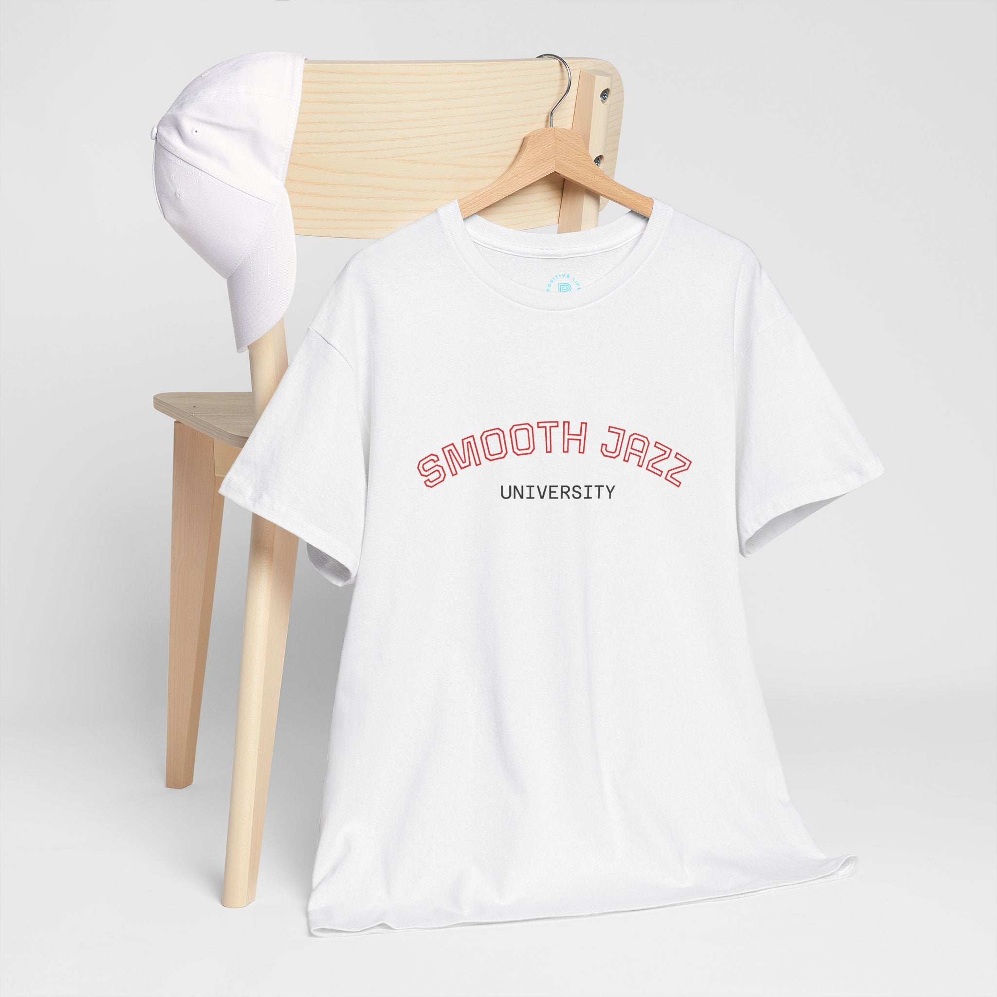 Smooth Jazz University Tee — Retro Campus Style T-Shirt
