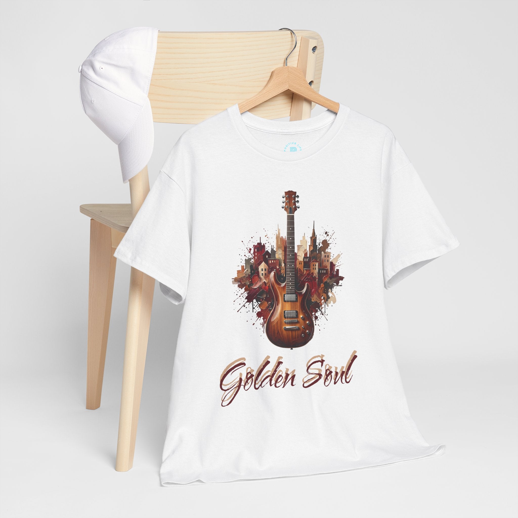 Guitar Skyline T‑Shirt — Electric Guitar Music Tee